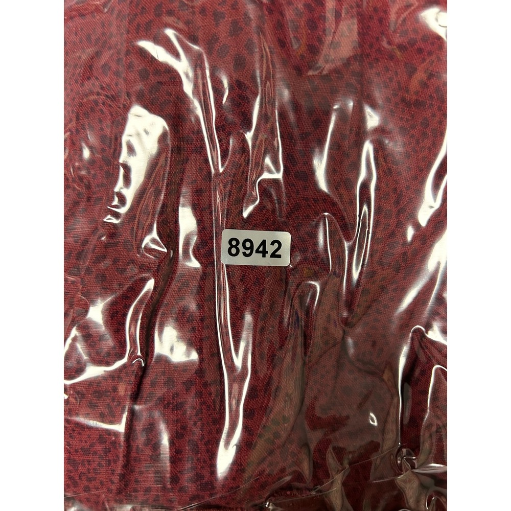 Boho Cottagecore Aeropostale Womens Medium Burgundy Tiered Babydoll Cotton Dress - Picture 9 of 9